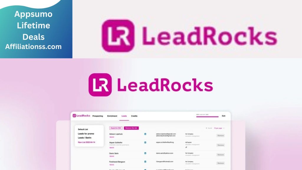 LeadRocks Access Over 100 Million B2B Records, Emails, Phone Numbers, and LinkedIn Profiles just-$79