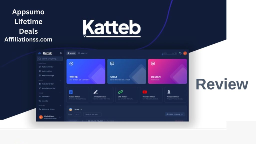 Katteb Review: An Exceptional AI Writing Tool Unveiled just-$39